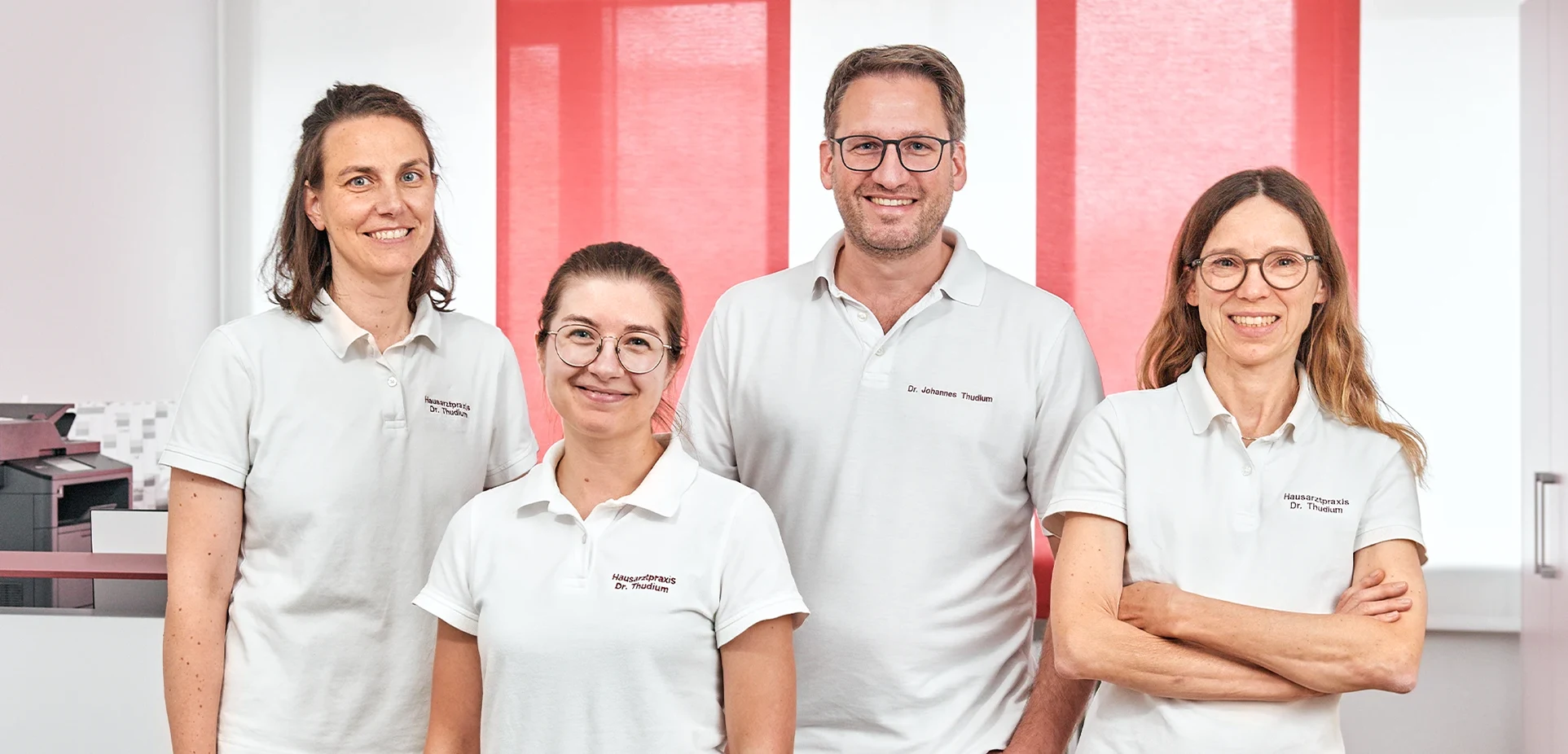 Ärzteteam der Hausarztpraxis Dr. Thudium in Fellbach.
